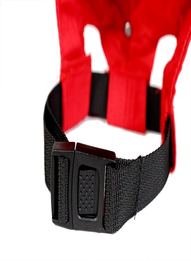Infispace Dog's & Cat's Baseball Smile Cap with Adjustable Strap (Black, Pack of 1) (Random, L) - Image 5